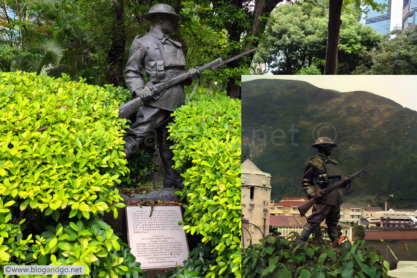 Memorial to Robert Osborn VC, Hong Kong Park (2 May, 2022)